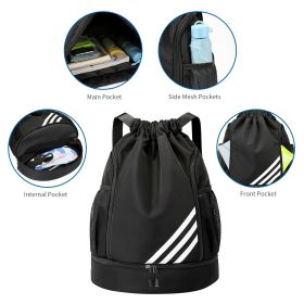 Lightweight Drawstring Backpack With Side Pocket