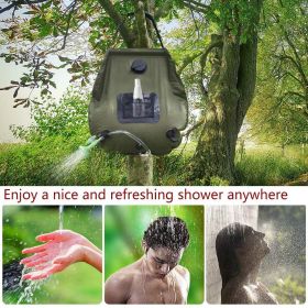 Outdoor Solar Concentrating Portable Shower Water Bag