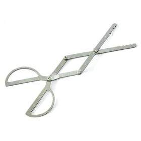 Folding Stainless Steel Scissor Shape Tongs