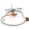 Portable Wind-Resistance Camping Stove With Piezo Ignition