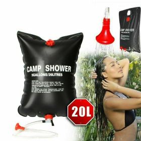 20L Portable Camping Sun Heating Shower Bag