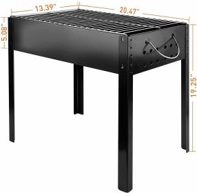 YSSOA 20'' Portable Foldable Outdoor Charcoal Barbecue Grill