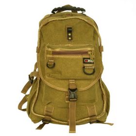 Blancho [City Boy] Multipurpose Canvas Backpack, Stylish Khaki