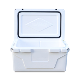 White Camping Portable Cooler 65QT Insulated Cooler Box