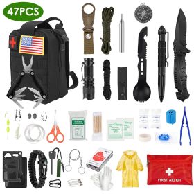 47Pcs Complete Emergency Survival Kit