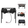 Outdoor High Pressure Propane Gas Double Burner Stove