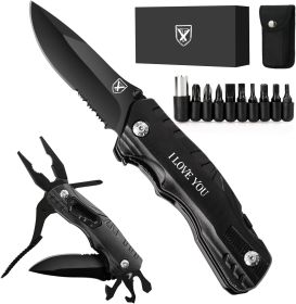 9 in 1 Multi-Tool Pocket Folding Blade Knife