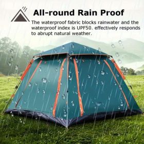 2-3 Person Waterproof Camping Tent with 2 Nets Windows