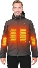 Heated Jacket for Men Hood Jacket ANTARCTICA GEAR