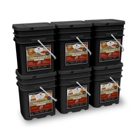 720 Serving Package 120 lbs. 6 Freeze Dried Meal Buckets