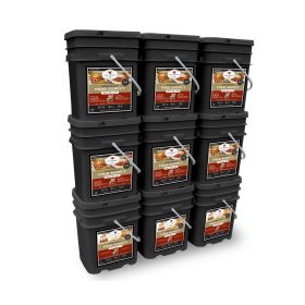 1080 Serving Package,186 lbs. 9 Freeze Dried Meal Buckets