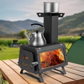 Portable Wood Camping Burning Stove Heater