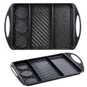 Flat Top Grill Griddle for Stove Top Double Burner