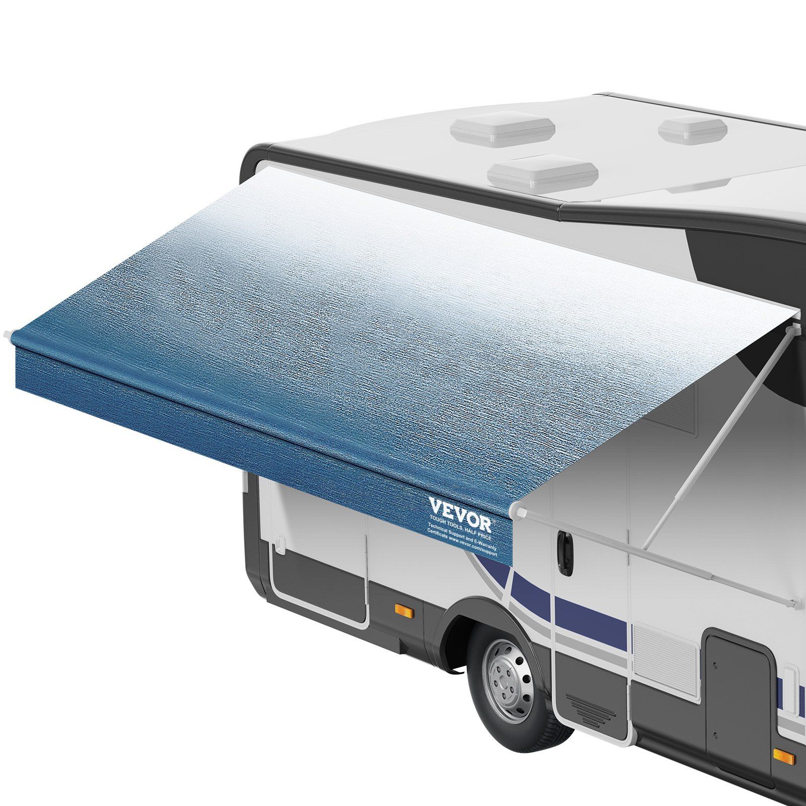 VEVOR 12' RV Awning Fabric Replacement, 11'2" Fabric Length VEVOR 12' RV Awning Fabric Replacement, 11'2" Fabric Length