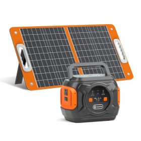 320W Portable Power Station;  Flashfish 292Wh Solar Generator