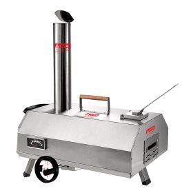 Semi-Automatic 12" Portable Wood Fired Outdoor Pizza Oven