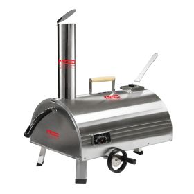 Pizza Oven Outdoor 12" Semi-Automatic Rotatable Pizza Oven