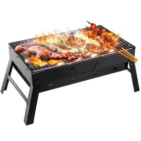 Foldable Portable Lightweight BBQ Charcoal Grill for Camping