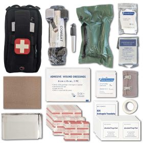 Field First Aid Kit 44 Piece, Compact Personal Go Bag