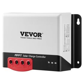 VEVOR 40A MPPT Solar Charge Controller, 12V / 24V Auto DC Input, Solar Panel Regulator Charger with Bluetooth Module