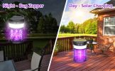 Solar Mosquito Killer Camping Lantern 4 Light Modes