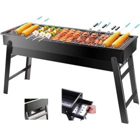 Portable Foldable Outdoor Charcoal Grill BBQ