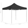 Professional Folding Party Tent Aluminum 9.8'x9.8' Anthracite