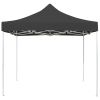 Professional Folding Party Tent Aluminum 9.8'x9.8' Anthracite