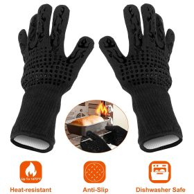 1472°F Heat Resistant Anti-slip Carbon Fiber BBQ Grill Gloves