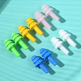 5pairs Solid Color Silicone Noise-cancelling Earplugs