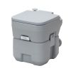 Portable Toilet With 5.3 Gallon Waste Tank and Carry Bag