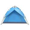 2-3 Person Outdoor Hydraulic Automatic Camping Tent, Blue