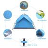 2-3 Person Outdoor Hydraulic Automatic Camping Tent, Blue