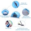 2-3 Person Outdoor Hydraulic Automatic Camping Tent, Blue