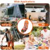 19Pcs Camping Kitchen Cooking Utensil Kit with Storage Bag