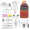 19Pcs Camping Kitchen Cooking Utensil Kit with Storage Bag