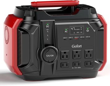 GOFORT Portable Power Station 540Wh/500W(Peak 1000W)