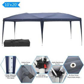 10ft x 20ft Blue Outdoor Waterproof Camping Folding Tent