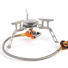 Portable Wind-Resistance Camping Stove With Piezo Ignition