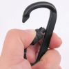 D Shape Spring-Loaded Gate Aluminum Keychain Gate Buckle