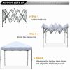 10' x 10' Pop up Waterproof Folding Tent with 4 Sandbags