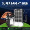 Portable Solar Power Generator w/Flashlight For Camping