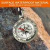 Mini Waterproof Shockproof Compass With Keychain