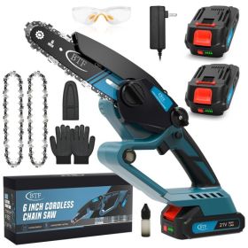 Portable Cordless Mini Electric Chainsaw, Battery Powered