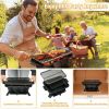 Heavy Duty Camping Cast Iron Tabletop BBQ Grill