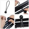 10pcs Black Bungee Ropes With Ball Set