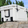 White Camping Portable Cooler 65QT Insulated Cooler Box