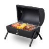 Portable Camping BBQ Charcoal Grill with Thermometer