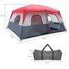 14 People Camping Tent Red And White