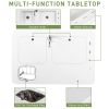 HDPE Foldable Rectangular Table White